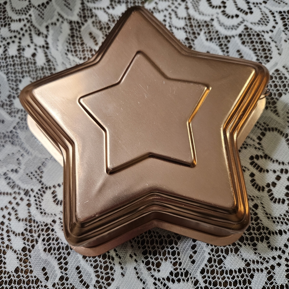 Copper Star-Shaped Jello Mold
